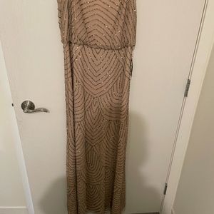 Sequin full length maxi dress